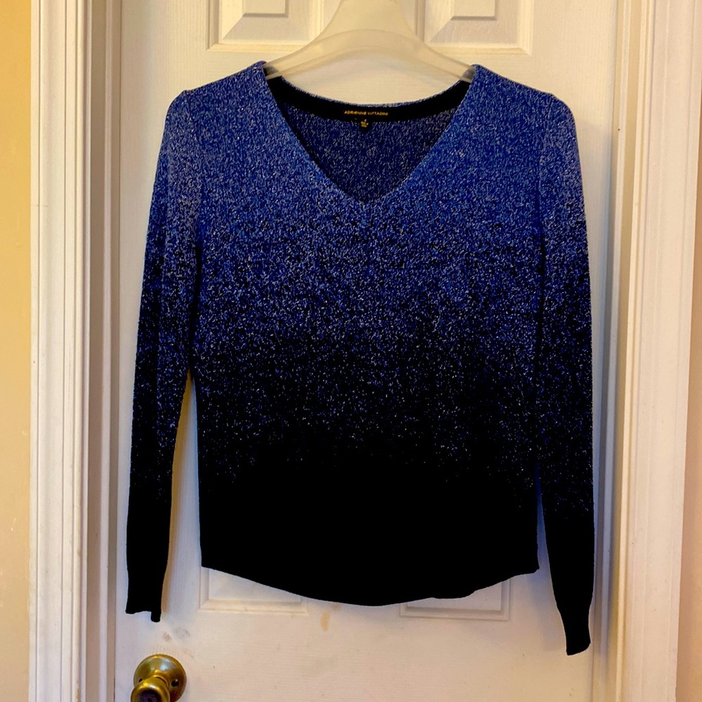 Gorgeous blue sequin top small